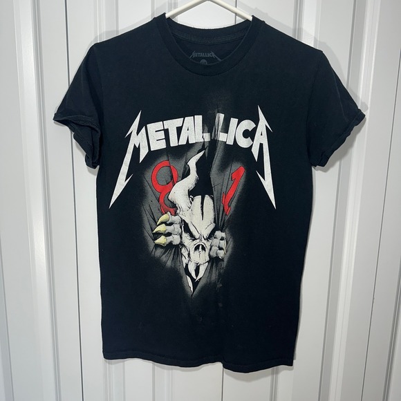 Metallica Other - Metallica Graphic T-Shirt Mens Small Black 81 Skull Band Tee Short Sleeve Grunge